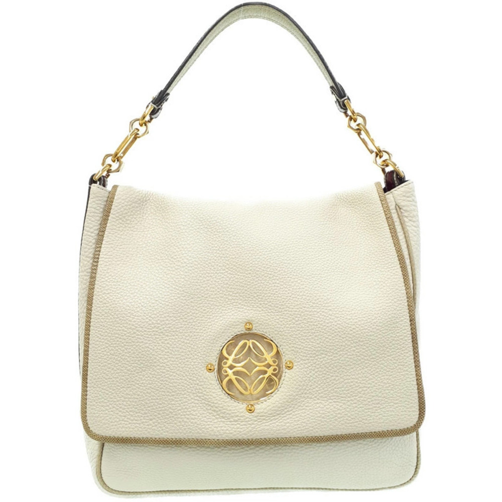 Loewe Anagram Leather Shoulder Bag